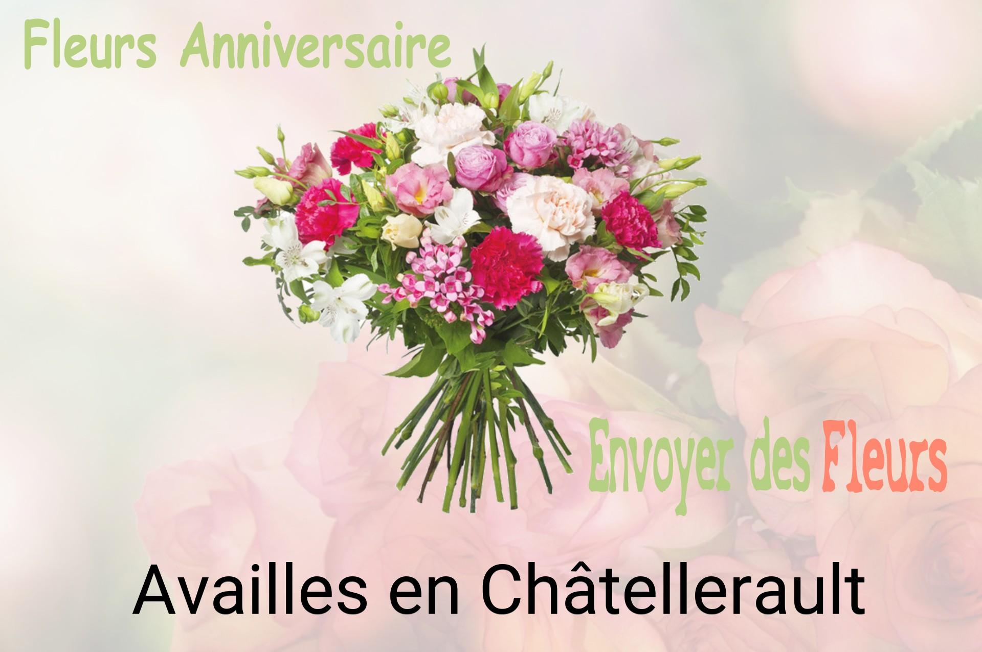 Bouquet de fleurs d’anniversaire livré à Availles-en-Châtellerault